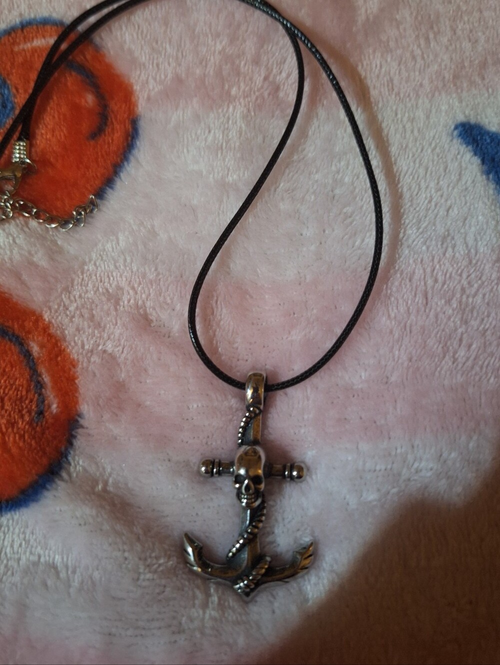 Skull Anchor Necklace
